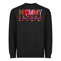 Black Mommy is my valentine mother's day Heavyweight Sweatshirt - HowdyJamesFarm