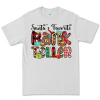 Dove Grey santa s favorite bank teller Premium Tee - MaliasSmallBusiness