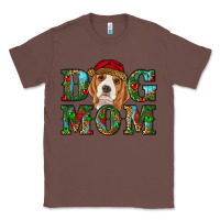 Chestnut Christmas Beagle Dog Mom Classic Tee - RanaPortraitStore