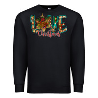 Black Love Snowman Premium Sweatshirt - CowhideDigitalArt