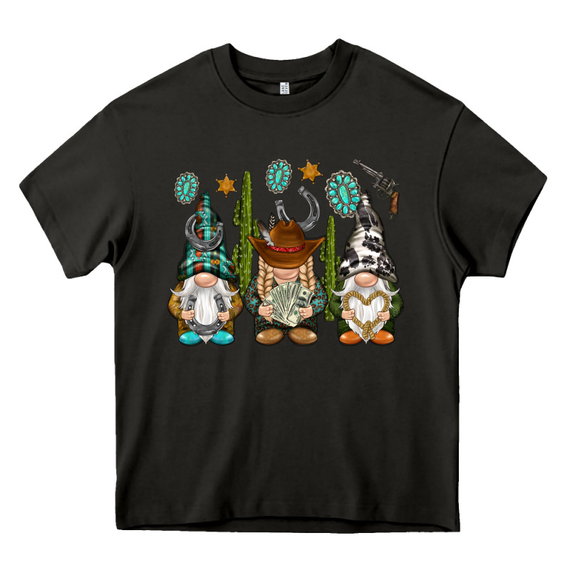 Western Gnomies Heavy Core Tee by NancyCooperArtShop | Teevron