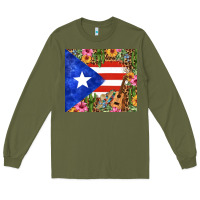 Army Green mexico and puerto rico tumbler tbs Long Sleeve Tee - TumblerDesignByShophia