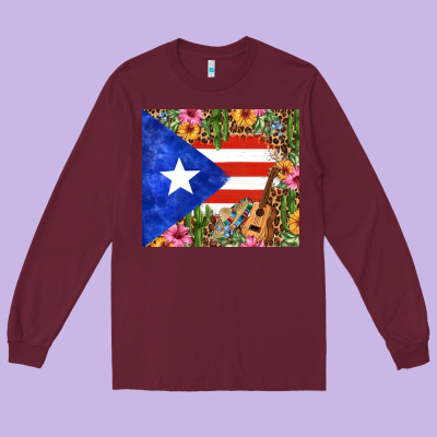 Mexico And Puerto Rico Tumbler Tbs Long Sleeve Tee Designed By Tumblerdesignbyshophia