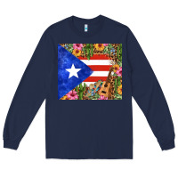 Navy mexico and puerto rico tumbler tbs Long Sleeve Tee - TumblerDesignByShophia