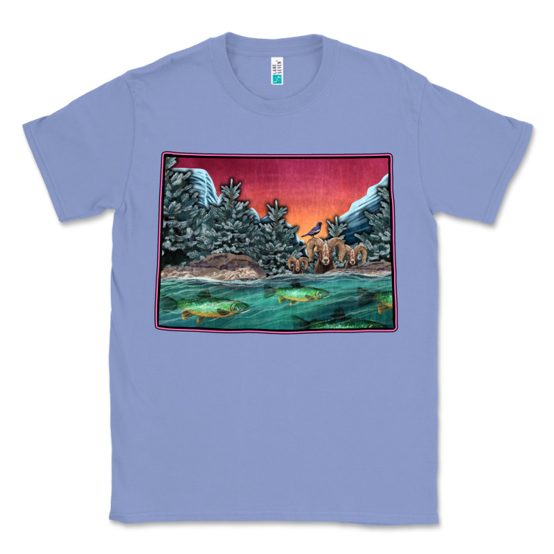 Colorado Scenery Map Classic Tee by Bettercallsaul | Teevron