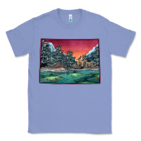 Colony Blue Colorado Scenery Map Classic Tee - Bettercallsaul