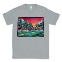 Heather Grey Colorado Scenery Map Classic Tee - Bettercallsaul