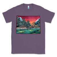 Lavender Colorado Scenery Map Classic Tee - Bettercallsaul