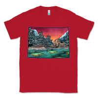Red Colorado Scenery Map Classic Tee - Bettercallsaul