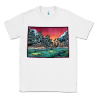 White Colorado Scenery Map Classic Tee - Bettercallsaul