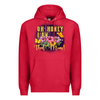 Cardinal Oh honey i am that mom Premium Hoodie - FaDigitalArtStudio