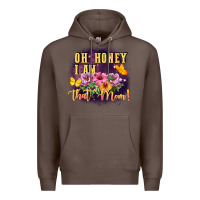 Coffee Oh honey i am that mom Premium Hoodie - FaDigitalArtStudio