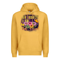 Mustard Oh honey i am that mom Premium Hoodie - FaDigitalArtStudio