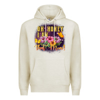 Oatmeal Heather Oh honey i am that mom Premium Hoodie - FaDigitalArtStudio