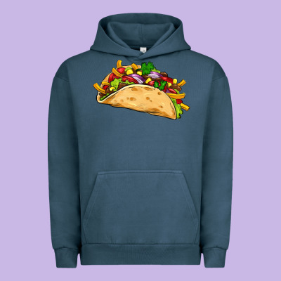Mexican Taco Urban Hoodie Designed By Artiststas