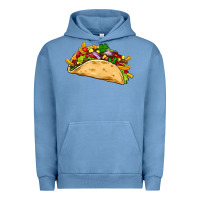 Pigment Pebble Blue mexican taco Urban Hoodie - Artiststas