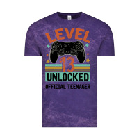 Cloud Purple Level 13 Unlocked Official Teenager 13th Birthday Vintage Tee - Bettercallsaul