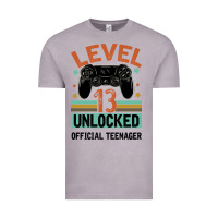 Vintage Zinc Level 13 Unlocked Official Teenager 13th Birthday Vintage Tee - Bettercallsaul