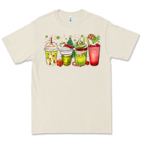 Bone Christmas characters coffee cups Premium Tee - MaliasSmallBusiness