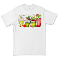 White Christmas characters coffee cups Premium Tee - MaliasSmallBusiness