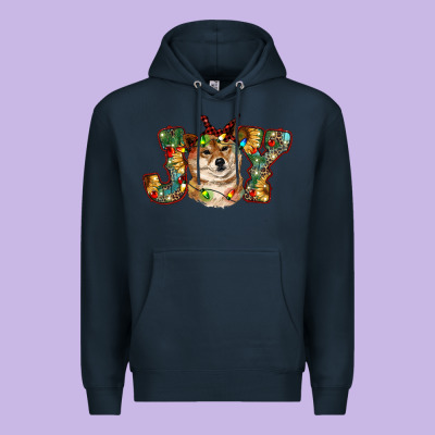 Shiba Inu Christmas Joy Premium Hoodie Designed By Ranaportraitstore