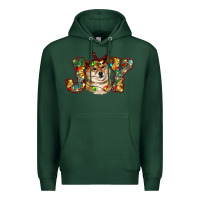 Sports Green shiba inu christmas joy Premium Hoodie - RanaPortraitStore