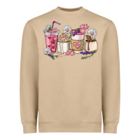 Mushroom Mama coffee cup mother's day Heavyweight Sweatshirt - HowdyJamesFarm