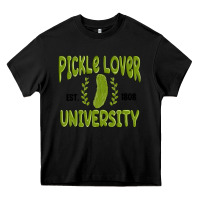 Black pickle lover university Heavy Core Tee - MaliasSmallBusiness