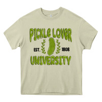 Mossy pickle lover university Heavy Core Tee - MaliasSmallBusiness