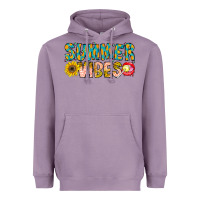 Lavender Summer Vibes Heavyweight Hoodie - CowhideDigitalArt