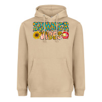 Mushroom Summer Vibes Heavyweight Hoodie - CowhideDigitalArt