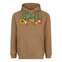 Toasted Coconut Summer Vibes Heavyweight Hoodie - CowhideDigitalArt