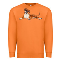 Carrot Boxer Dog Illustrations Premium Sweatshirt - LillyAllenDesigns