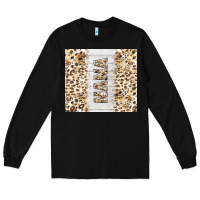 Black mother's day nana leopard tumbler tbs Long Sleeve Tee - TumblerDesignByShophia