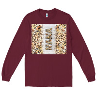 Mother's Day Nana Leopard Tumbler Tbs Long Sleeve Tee | Teevron