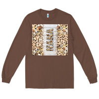 Chestnut mother's day nana leopard tumbler tbs Long Sleeve Tee - TumblerDesignByShophia