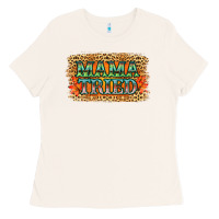 Bone Leopard Floral Mama Tried Ladies Tee - Jasminsmagicworld