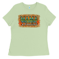 Matcha Leopard Floral Mama Tried Ladies Tee - Jasminsmagicworld