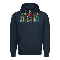 Easter Teacher Zipper Hoodie | Teevron