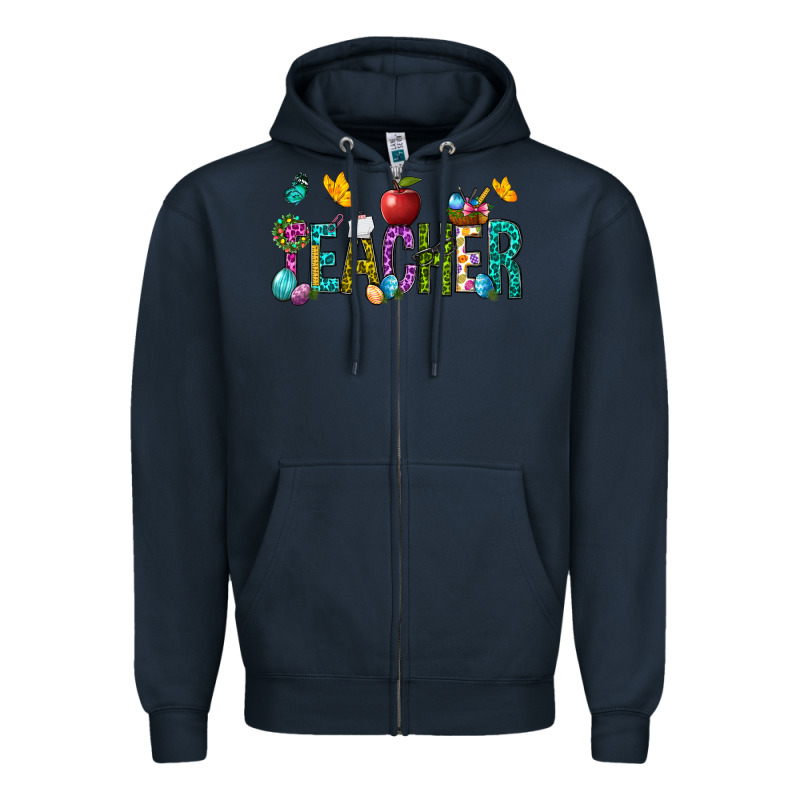 Easter Teacher Zipper Hoodie by BundleAndBundleShop | Teevron