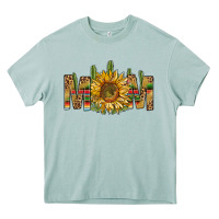 Western Mom With Sunflower Heavy Core Tee | Teevron