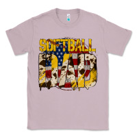 Lilac American Softball Dad Classic Tee - Bettercallsaul