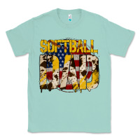 Seafoam American Softball Dad Classic Tee - Bettercallsaul