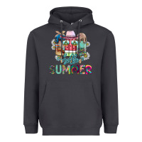 Smoke Hello Summer Heavyweight Hoodie - CowhideDigitalArt