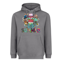 Storm Hello Summer Heavyweight Hoodie - CowhideDigitalArt