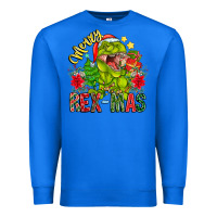 True Royal Merry Rexmas Premium Sweatshirt - CowhideDigitalArt
