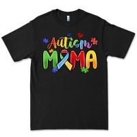 Black autism mama Premium Tee - MaliasSmallBusiness
