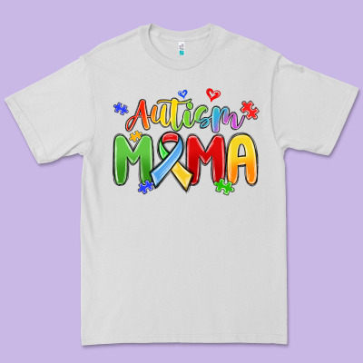 Autism Mama Premium Tee Designed By Maliassmallbusiness