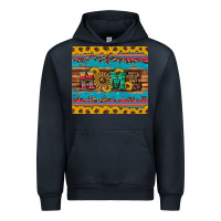 Navy western home wind wheel sunflowers Urban Hoodie - Artiststas