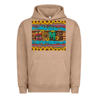 Pigment Burro western home wind wheel sunflowers Urban Hoodie - Artiststas
